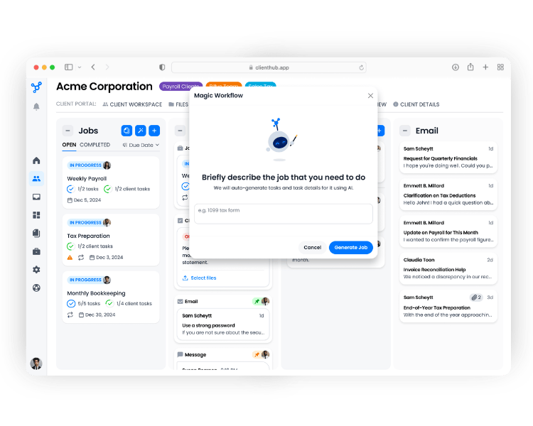 Accounting Workflow Management Software
